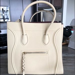 Celine mini luggage handbag
